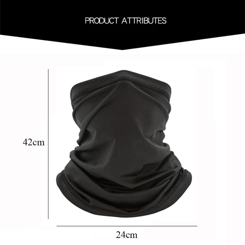 Päikesekaitse kaelagaiter Jalgrattamask Ice Silk Full Face Mask Balaclava hingav UV-kaitse Outdoor Sport Tuulekindel sall