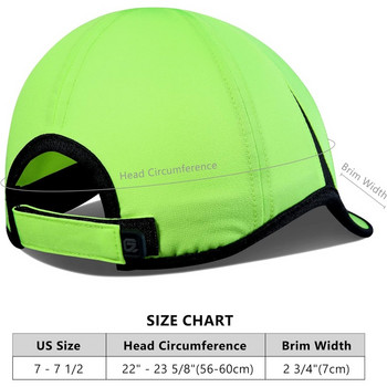 GADIEMKENSD Performance Running Hat Еластичен плат с вентилирана мрежа за открито Регулируема бейзболна шапка за голф Snapback Visors