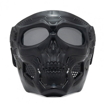 Cool Skull motoros arcmaszk védőszemüveggel Moduláris védőszemüveg maszk nyitott arcú motoros sisak Moto Casco kerékpáros kiegészítők