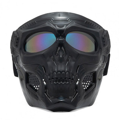 Cool Skull motoros arcmaszk védőszemüveggel Moduláris védőszemüveg maszk nyitott arcú motoros sisak Moto Casco kerékpáros kiegészítők