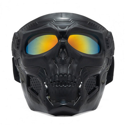 Cool Skull motoros arcmaszk védőszemüveggel Moduláris védőszemüveg maszk nyitott arcú motoros sisak Moto Casco kerékpáros kiegészítők