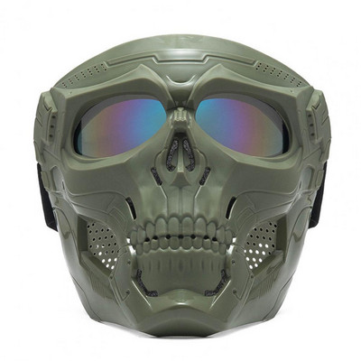 Cool Skull motoros arcmaszk védőszemüveggel Moduláris védőszemüveg maszk nyitott arcú motoros sisak Moto Casco kerékpáros kiegészítők