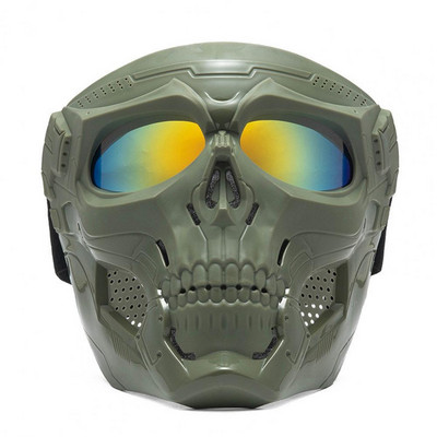 Cool Skull motoros arcmaszk védőszemüveggel Moduláris védőszemüveg maszk nyitott arcú motoros sisak Moto Casco kerékpáros kiegészítők