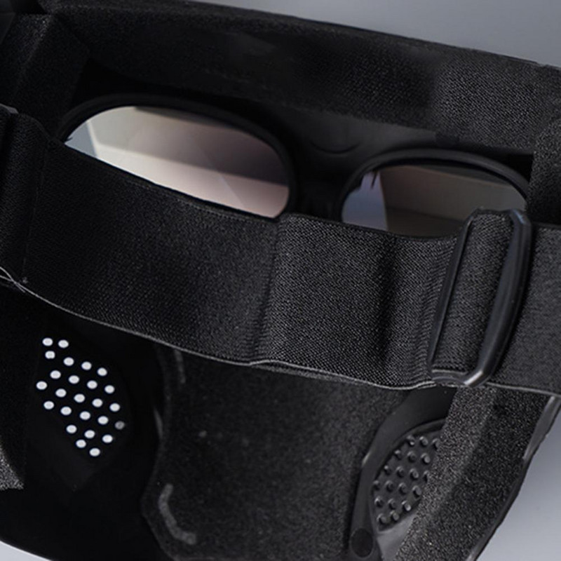 Cool Skull motoros arcmaszk védőszemüveggel Moduláris védőszemüveg maszk nyitott arcú motoros sisak Moto Casco kerékpáros kiegészítők