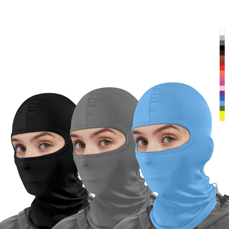 Riteņbraukšanas cepure Vasaras Cool Sports Balaclava Saule UV aizsardzība Velosipēds Motocikls Pilns sejas pārklājums Galvassegas Vīriešu makšķerēšanas cepures