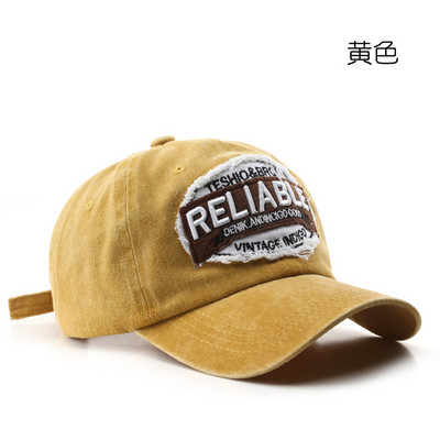 Unisex γράμματα κεντήματα Βαμβακερό καπέλο μπέιζμπολ Καλοκαιρινό αντηλιακό ρυθμιζόμενο καπέλο χιπ χοπ γυναικείο ανδρικό μπαμπά Καπέλα Chapeau Homme