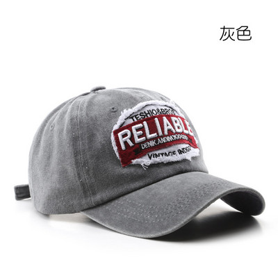 Unisex γράμματα κεντήματα Βαμβακερό καπέλο μπέιζμπολ Καλοκαιρινό αντηλιακό ρυθμιζόμενο καπέλο χιπ χοπ γυναικείο ανδρικό μπαμπά Καπέλα Chapeau Homme