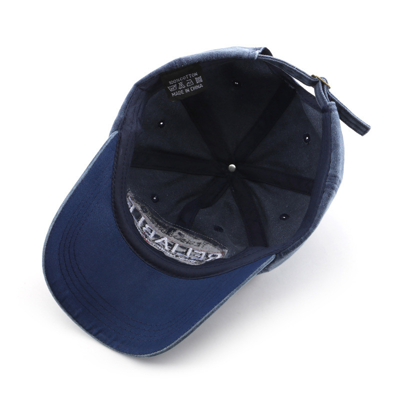 Unisex γράμματα κεντήματα Βαμβακερό καπέλο μπέιζμπολ Καλοκαιρινό αντηλιακό ρυθμιζόμενο καπέλο χιπ χοπ γυναικείο ανδρικό μπαμπά Καπέλα Chapeau Homme