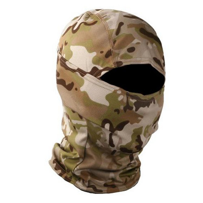 Multicam Tactical Balaclava Military kogu näomaski kate Jalgrattaarmee Airsofti jahimüts kamuflaaž Balaclava sall õues