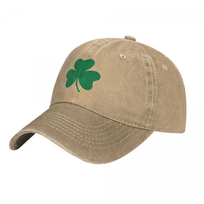 Iiri Shamrock Denim pesapallimüts Lucky Logo Jõusaali Truckeri müts Spring Dropshipping Meeste Cool Print pesapallimütsid