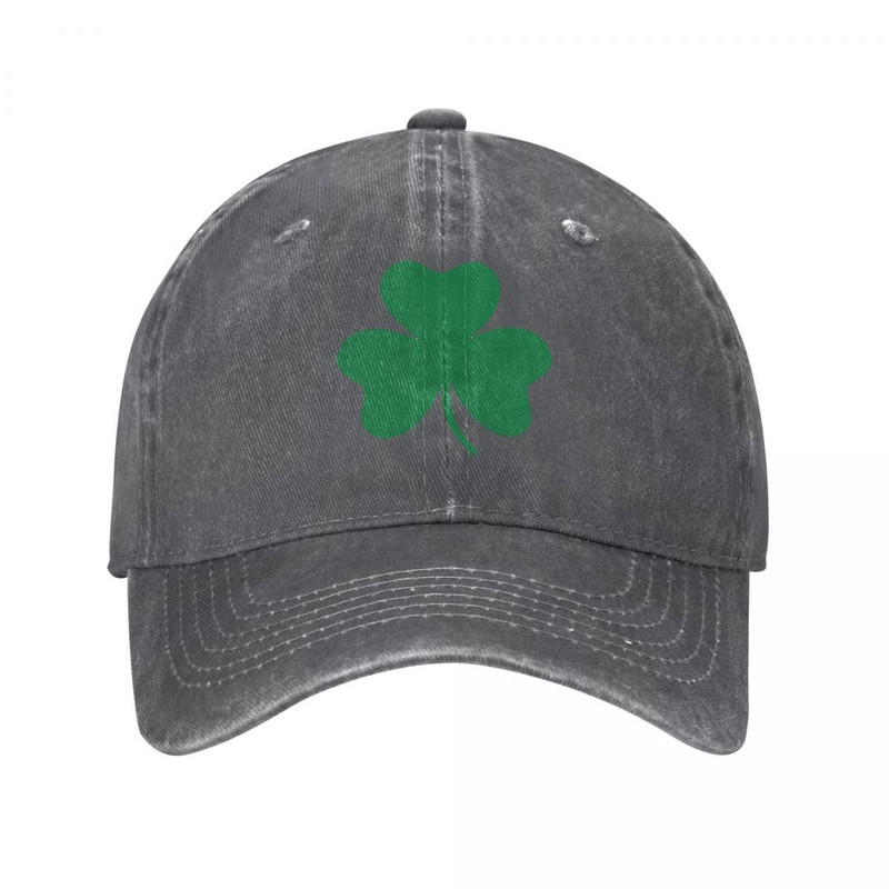 Irish Shamrock Denim beisbolo kepuraitė Lucky Logo Gym Trucker Hat Spring Dropshipping Vyriškos Cool Print beisbolo kepuraitės