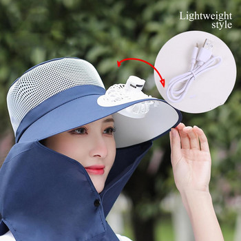 Καλοκαιρινό αντηλιακό καπέλο για άντρες Αντι-UV λαιμό Αντιηλιακό Καπέλο Καπέλο αντηλιακό γείσο Γρήγορο στέγνωμα Καπέλο αναρρίχησης για ψάρεμα Dropship