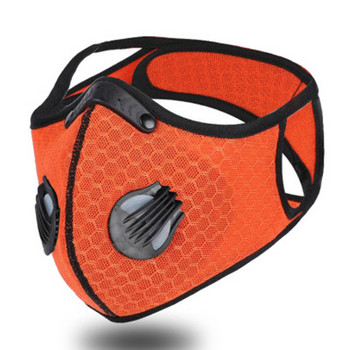 Μάσκα ποδηλασίας 7 χρωμάτων με μάσκα φίλτρου ενεργού άνθρακα PM2.5 Αντιρρυπαντική που πλένεται αθλητική μάσκα για υπαίθρια αθλητική μάσκα προπόνησης
