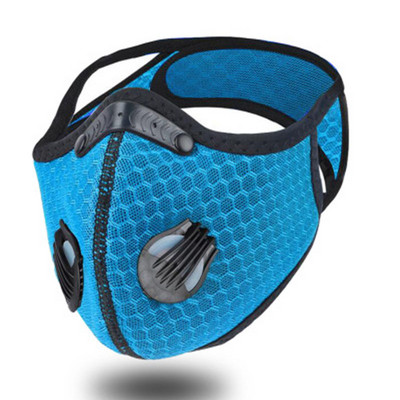 7 krāsu riteņbraukšanas maska ar aktivētās ogles filtru maska PM2.5 pretpiesārņojumu mazgājama sporta maska āra sporta treniņiem