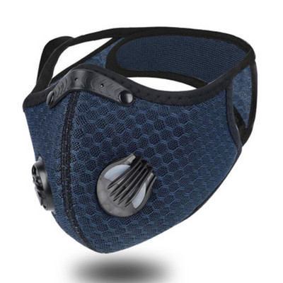 7 krāsu riteņbraukšanas maska ar aktivētās ogles filtru maska PM2.5 pretpiesārņojumu mazgājama sporta maska āra sporta treniņiem