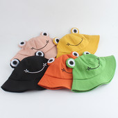 Cartoon Frog Bucket Hat Panama kalapüügimüts Armas konnamüts Homme Femme Bob Chapeau õuepäikese kaluri müts