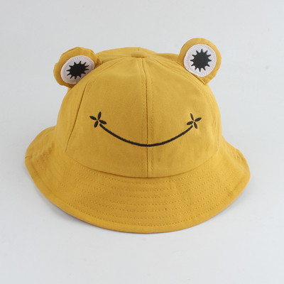 Cartoon Frog Bucket Hat Panama kalapüügimüts Armas konnamüts Homme Femme Bob Chapeau õuepäikese kaluri müts