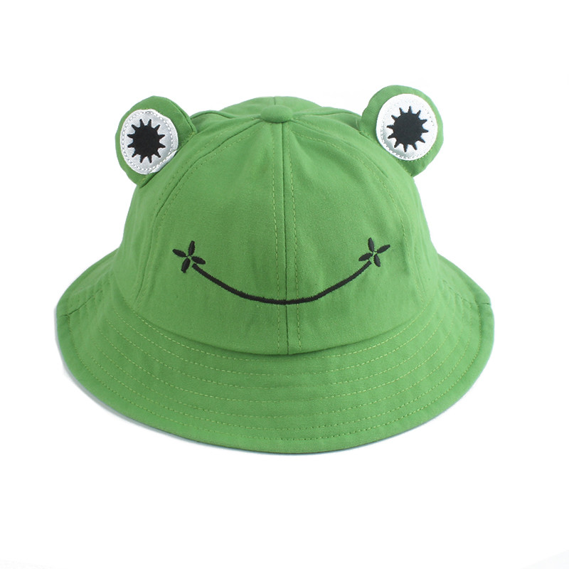 Cartoon Frog Bucket Hat Panama kalapüügimüts Armas konnamüts Homme Femme Bob Chapeau õuepäikese kaluri müts