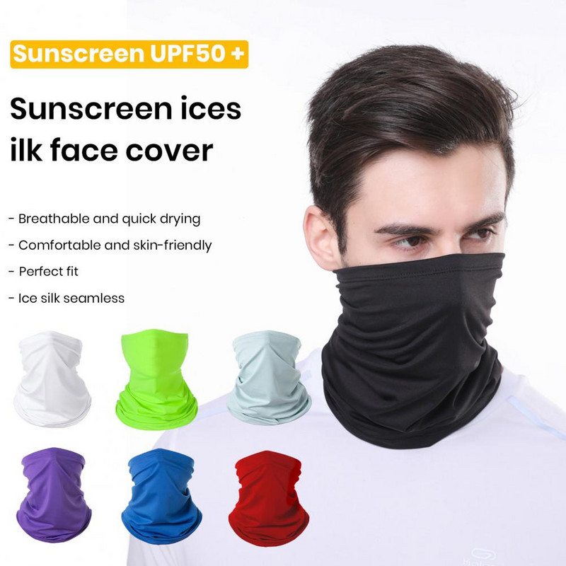 Kakls Gaiter Balaclava Half Coverage Makšķerēšana Izjādes Galvassega Šalle Āra Sports Saules aizsardzība Bandana Gator Sejas maska