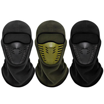 Μάσκα μοτοσυκλέτας Fleece Thermal Face Mask Keep Warm Riding Balaclava Biker Winter