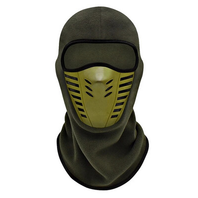 Motociklo kaukė Fleece Thermal Face Mask Keep Warm Riding Balaclava Biker Winter