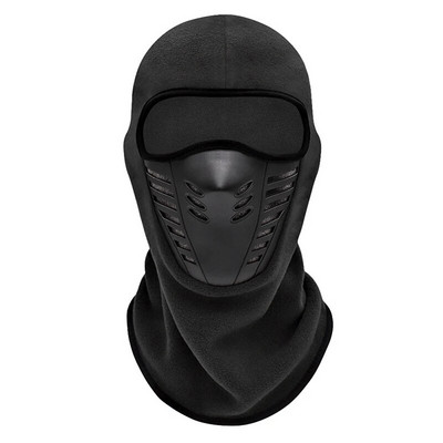 Motociklo kaukė Fleece Thermal Face Mask Keep Warm Riding Balaclava Biker Winter