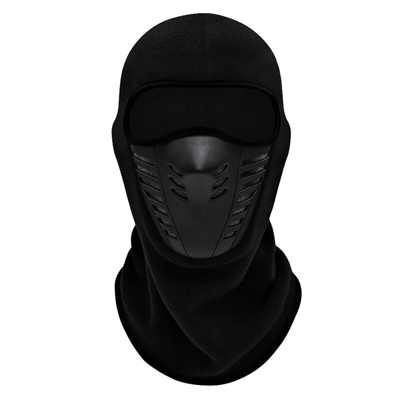 Motociklo kaukė Fleece Thermal Face Mask Keep Warm Riding Balaclava Biker Winter