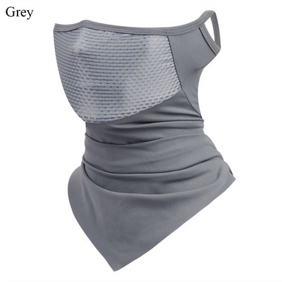 Vasaras aukstā ledus motocikla sejas maska vīriešiem Cap Balaclava Headwrap Bandana Sejas vairogs Skriešana Riteņbraukšana Āra Sporta Šalles