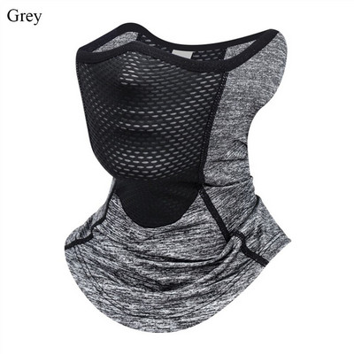 Vasaras aukstā ledus motocikla sejas maska vīriešiem Cap Balaclava Headwrap Bandana Sejas vairogs Skriešana Riteņbraukšana Āra Sporta Šalles