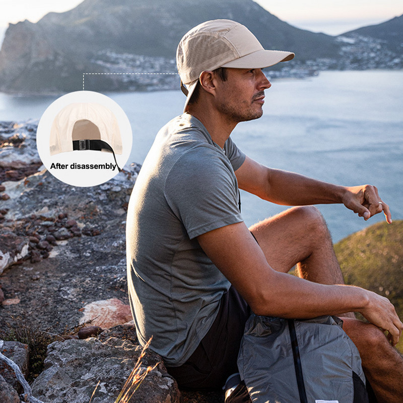 Naturehike päikesekaitsekreem UV-vastane hingav päikesevari kalapüügimüts-kahe äärega UV-vastane tippkübar