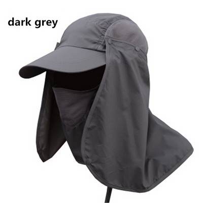 1 tk meeste välispordi UV-vastane kaitse Näo kaela kate Ratsutamine Kiiresti kuivav kalastusmüts Visiir kalapüügi päikesevari 2020