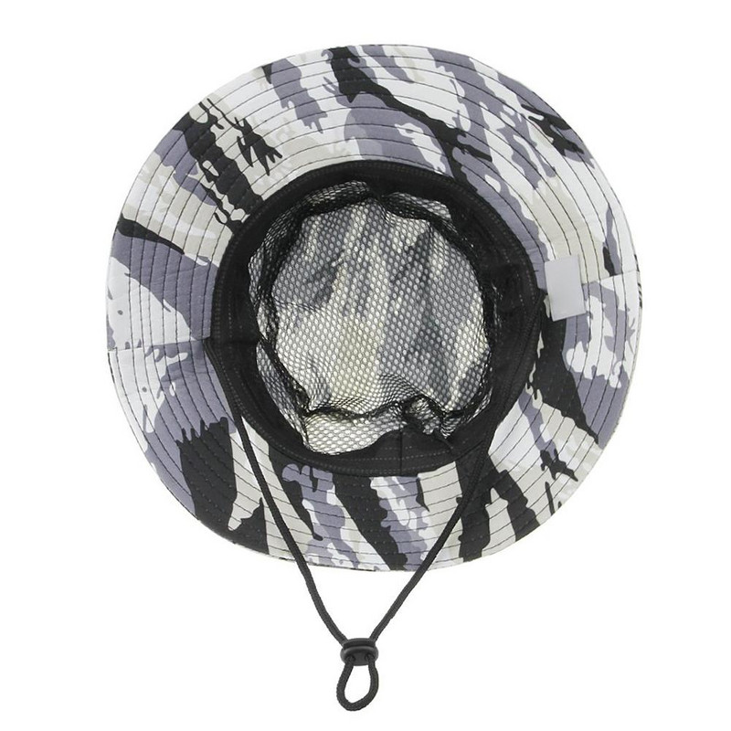 Παιδικό καμουφλάζ Big Hat UPF50 + UV Ray Sun - Proof Sun Hat Bucket Καπέλο με μεγάλο γείσο για αγόρια Παιδικό εξοπλισμό πεζοπορίας και παραλίας