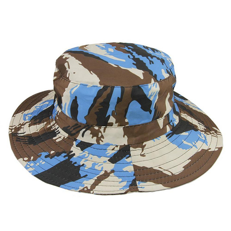 Παιδικό καμουφλάζ Big Hat UPF50 + UV Ray Sun - Proof Sun Hat Bucket Καπέλο με μεγάλο γείσο για αγόρια Παιδικό εξοπλισμό πεζοπορίας και παραλίας