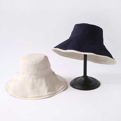 UV suur räästa päikesekaitsemüts Kahepoolne müts Täisnäoline päikesemüts Naine Kevadsuvi Rannamüts Mereäärne müts Kalurimüts