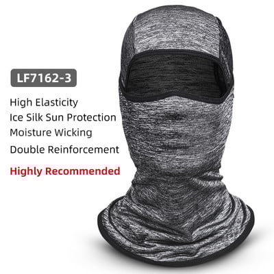 ROCKBROS jalgratta näomask päikesekaitse Balaclava mootorratta jääsiidist kogu näo peakate suvistele meestele naistele UV400 vastane sall