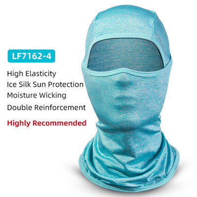 ROCKBROS jalgratta näomask päikesekaitse Balaclava mootorratta jääsiidist kogu näo peakate suvistele meestele naistele UV400 vastane sall