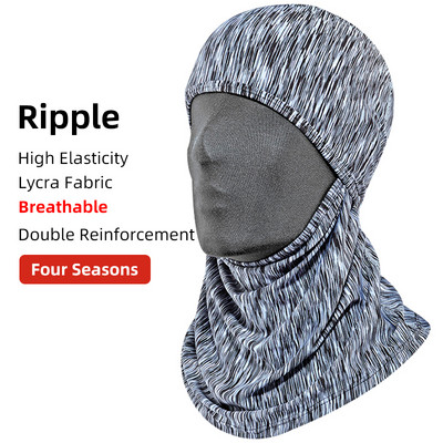 ROCKBROS jalgratta näomask päikesekaitse Balaclava mootorratta jääsiidist kogu näo peakate suvistele meestele naistele UV400 vastane sall