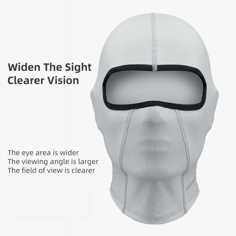 ROCKBROS jalgratta näomask päikesekaitse Balaclava mootorratta jääsiidist kogu näo peakate suvistele meestele naistele UV400 vastane sall