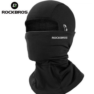 ROCKBROS Balaclava pilnas sejas riteņbraukšanas sejas maska vīriešu sievietēm, elpojoša vēja necaurlaidīga kakla getra motociklam ar iebūvētiem filtriem ārpus telpām