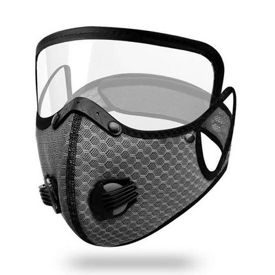 Sporta sejas maskas filtra blīve aktīvās ogles filtri skriešanas riteņbraukšanas maska sporta maska āra sporta treniņu maska vīriešiem