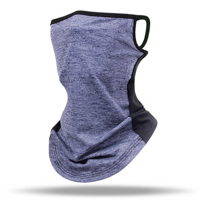 Ledus zīda Icy Mesh sauļošanās maska piekarināma auss kakla piedurkņu šalle vasaras sejas aizsardzība jāšana sporta elpojošs sejas dvielis