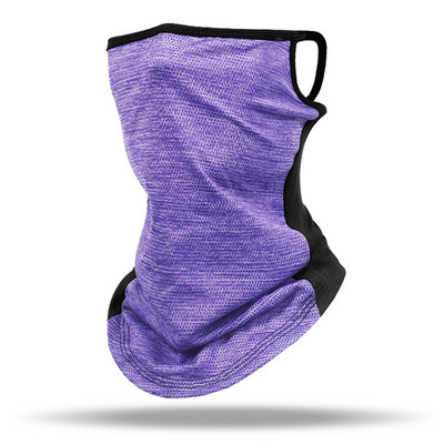 Ledus zīda Icy Mesh sauļošanās maska piekarināma auss kakla piedurkņu šalle vasaras sejas aizsardzība jāšana sporta elpojošs sejas dvielis