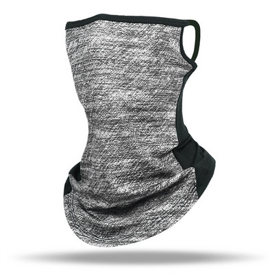 Ledus zīda Icy Mesh sauļošanās maska piekarināma auss kakla piedurkņu šalle vasaras sejas aizsardzība jāšana sporta elpojošs sejas dvielis