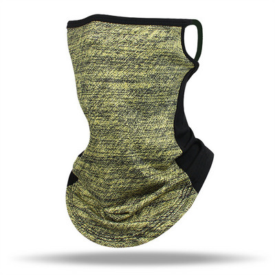 Ledus zīda Icy Mesh sauļošanās maska piekarināma auss kakla piedurkņu šalle vasaras sejas aizsardzība jāšana sporta elpojošs sejas dvielis