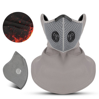 WEST BIKING Sport Jalgrattasõidu peakatted Talvine Balaclava näokate aktiivsöefiltriga Suusa mootorratta fliisist peakate