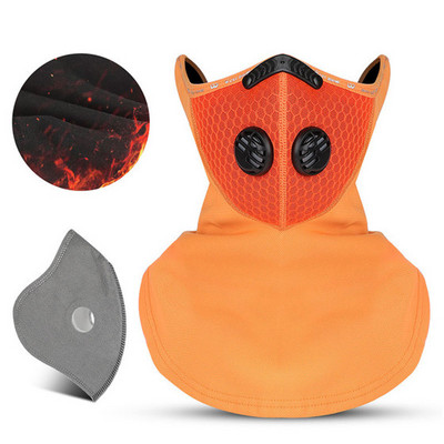 WEST BIKING Sport Jalgrattasõidu peakatted Talvine Balaclava näokate aktiivsöefiltriga Suusa mootorratta fliisist peakate