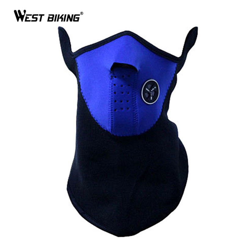 WEST BIKING BMX Team Wear Putekļu necaurlaidīgas maskas Velosipēds Sejas aizsargs Velosipēds Motora Plīvurs 3 Krāsas Ziemas Sporta Slēpošana Snovborda Velo maska