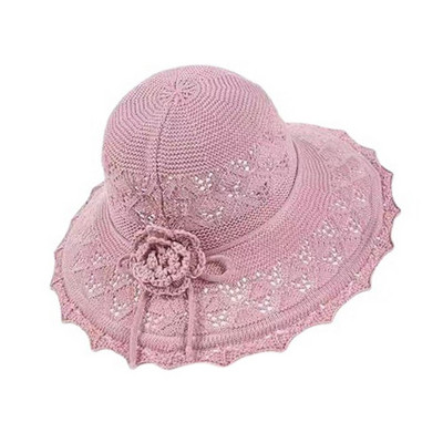 Regulējams vāciņš Zvejnieka cepure Salmu cepure Sieviešu dāmu meiteņu cepure Saules aizsargcepure ar UV aizsardzību Bowknot Panama Spaiņi Cepure āra