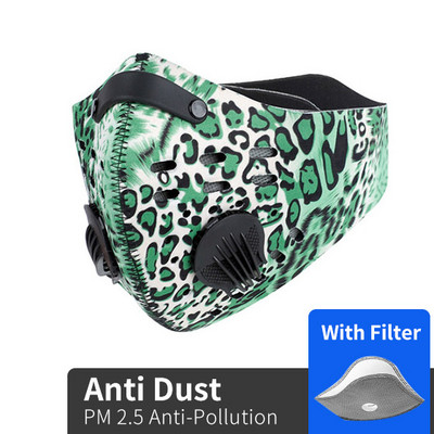 WEST BIKING Sport näomask aktiivsöefiltriga PM 2.5 saastevastane mask treeninguks Tolmuvastane jalgrattamask