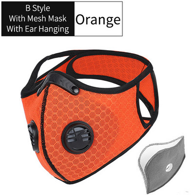 WEST BIKING Sport näomask aktiivsöefiltriga PM 2.5 saastevastane mask treeninguks Tolmuvastane jalgrattamask